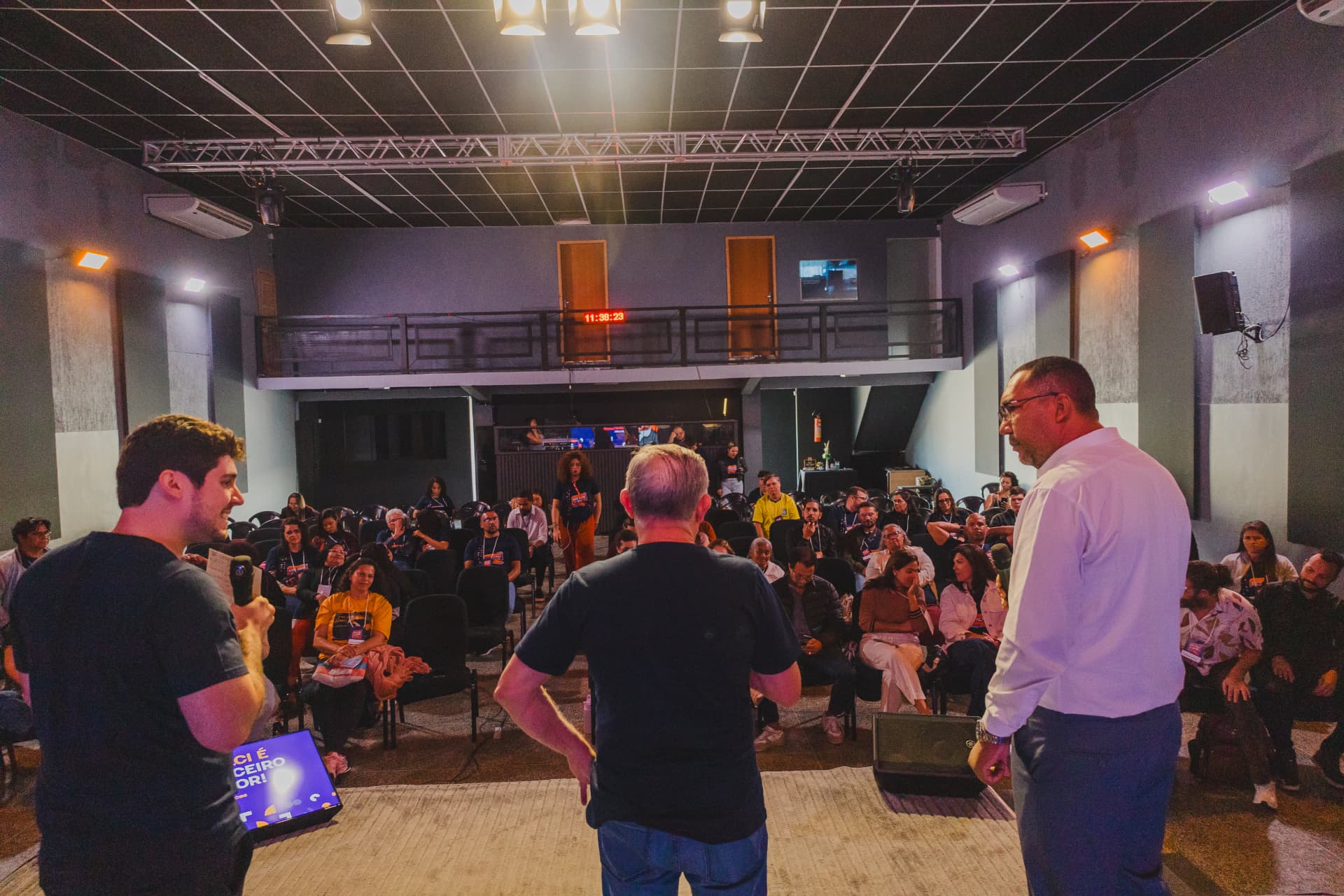 Auditório cheio durante uma conversa do Bate Papo 3º Setor